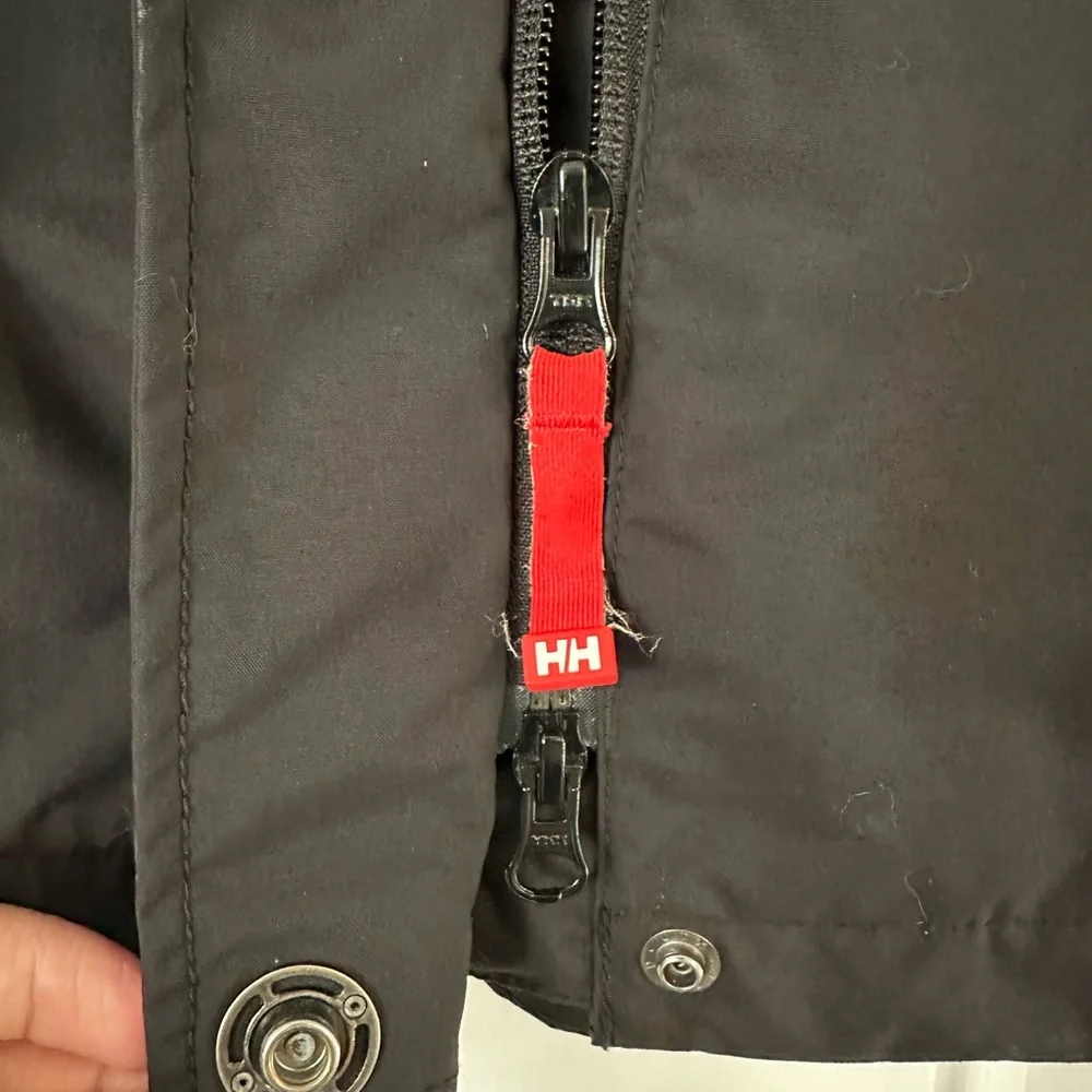 Helly Hansen Black Raincoat w/Liner XL - Picture 6 of 15